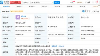 阿里巴巴在云南成立物联网全资子公司，拓展区域科技服务版图